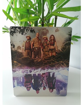 JUMANJI steelbook 2 discos jungla / nivel / trasera