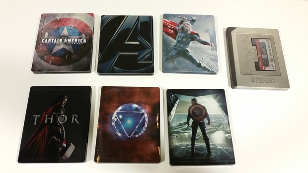 Mi colección steel Fase 1 y 2 de Marvel