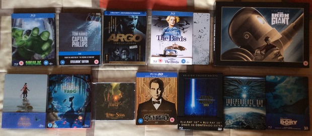 Compras de este mes. Zavvi y Amazon.es