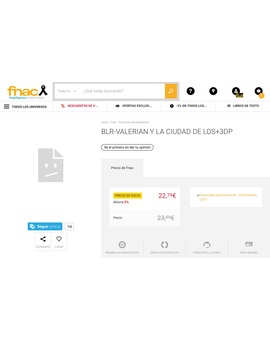Fnac anuncia VALERIAN en 3D