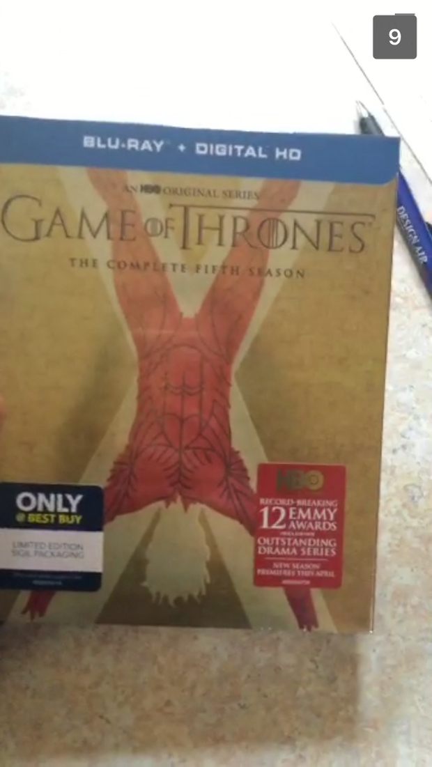 Primera compra del año! Game of Thrones Season 5 (Bolton) Best Buy