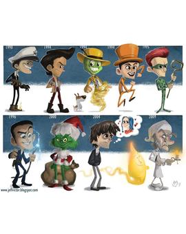 Fan Art de Jim Carrrey  que hoy cumple 51 años
