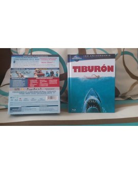 Tiburón Blu Ray (frontal - trasera)