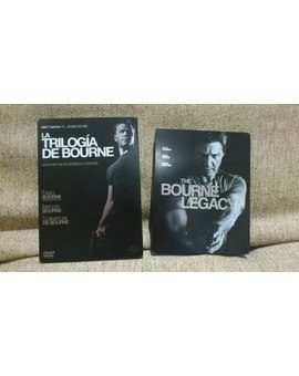Trilogía de Bourne en DVD y El Legado de Bourne ambas en estuche metálico