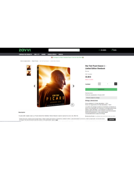 Picard en steelbook Zavvi