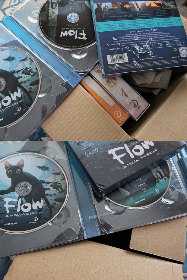 Flow está gafada, no quiere venir a casa enterita.