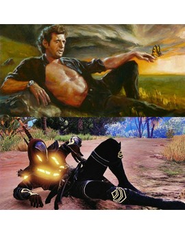 Pose a lo Jeff Goldblum 