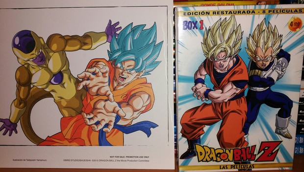 Pack 8 películas Box 1Dragon Ball Z y Litografía