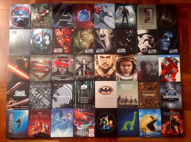 Mis steelbooks blu ray actualmente 