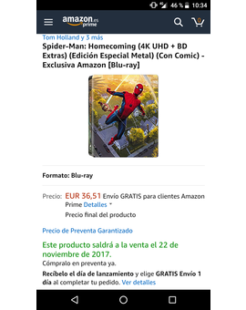 Reservas abiertas. Exclusivo de Amazon 