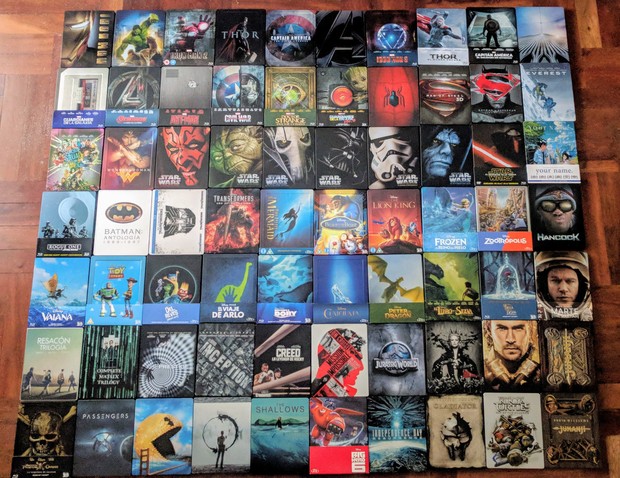 Mis steelbooks actualmente