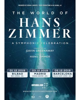 Nuevos conciertos The World of Hans Zimmer