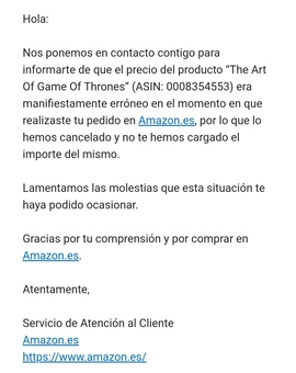 Alguien más? Libro cancelado