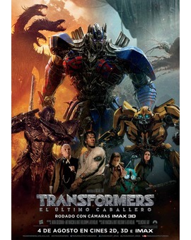 Transformers: El Último Caballero. ¿Qué os ha parecido a los que pudisteis verla ayer en el preestreno? (Gracias a aragornn por el aviso)