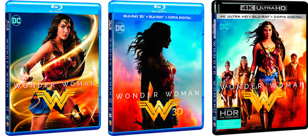 Cambio de carátulas para el Bluray, Bluray 3D y UHD de Wonder Woman
