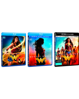 Cambio de carátulas para el Bluray, Bluray 3D y UHD de Wonder Woman