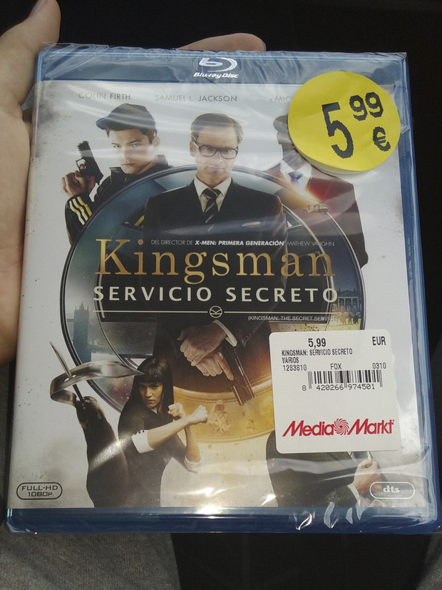Mini comprita en Media Markt: Kingsman - Servicio Secreto por 5,99