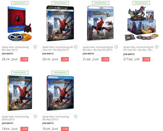 Descuento del 22% en peliculas y series en el Corte Inglés