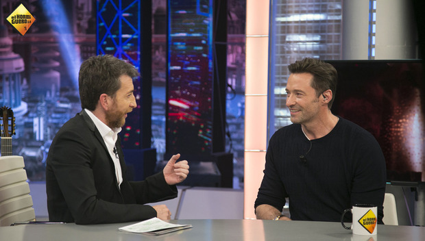 Hugh Jackman en El Hormiguero presentando El Gran Showman
