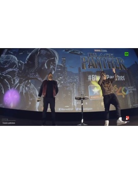 Arkano en el estreno de Black Panther en Kinépolis