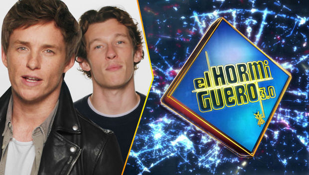 Eddie Redmayne y Callum Turner en El Homiguero esta noche.