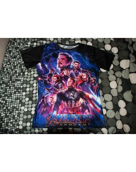 Vengadores: Endgame - La camiseta que llevé al preestreno.
