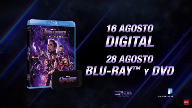 Vengadores: Endgame - Trailer del lanzamiento en Bluray y digital (28 de agosto) (SPOILERS)