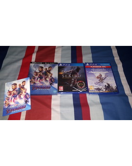 Mis últimas compras - Endgame Steel Lenti 4K+BD Zavvi + Sekiro y Horizon Zero Dawn PS4