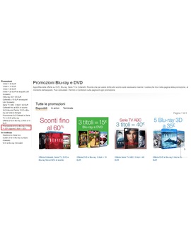 Promociones Amazon Italia (Sep-Oct 2016)