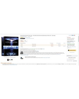 Oferta en Amazon Italia: Encuentros en la 3ª Fase (4K, Edicion 40 aniversario) por 25 euros