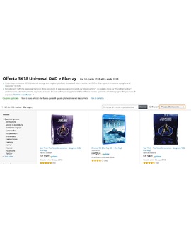 Amazon España: esto SÍ es una oferta (Amazon Italia: 3x18 euros)