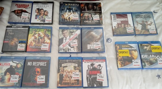 Locura MM Parte II: 2x1 en MM Pulianas-Granada (presencial) en TODAS las peliculas y series (4K, Blu-Ray y DVD), y en música, por reformas