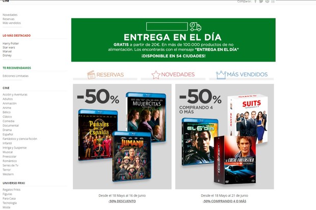 Nuevas ofertas en ECI