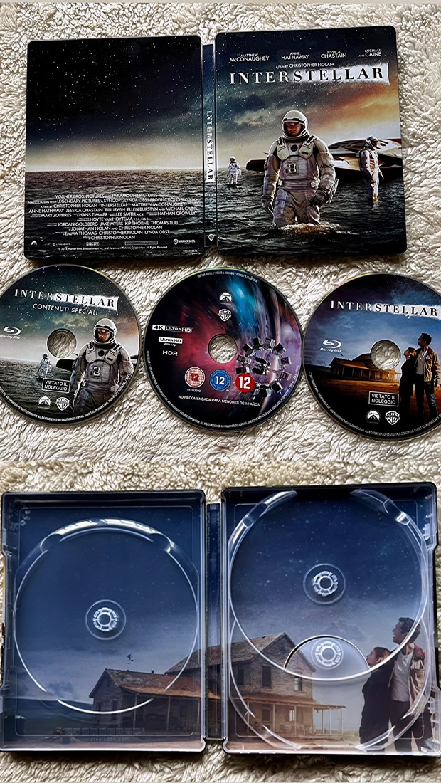 Problema con disco 4k de España de "Interstellar"