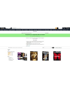 Amazon Italia: selección de pelis, 2 o más al 50%