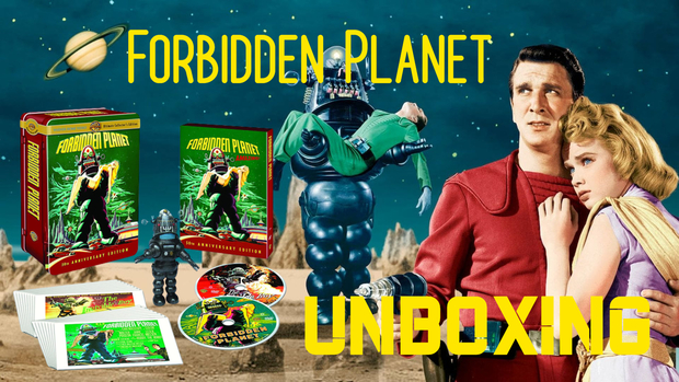 UNBOXING - PLANETA PROHIBIDO (1956) - UCE 50TH LE TIN DVD Z1