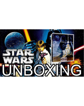 UNBOXING - STAR WARS IV - STEELBOOK 4K UHD + BD LE ZAVVI UK
