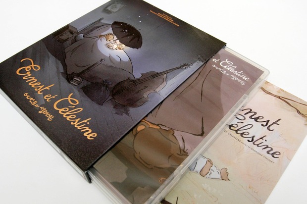 Edición coreana (Plain Archive PA015 - Diseño tipo B) de "Ernest et Célestine"