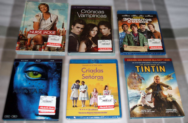 Últimas compras (Marzo 2012)
