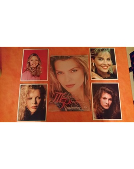 Calendario Michelle Pfeiffer (año 98) y láminas actrices