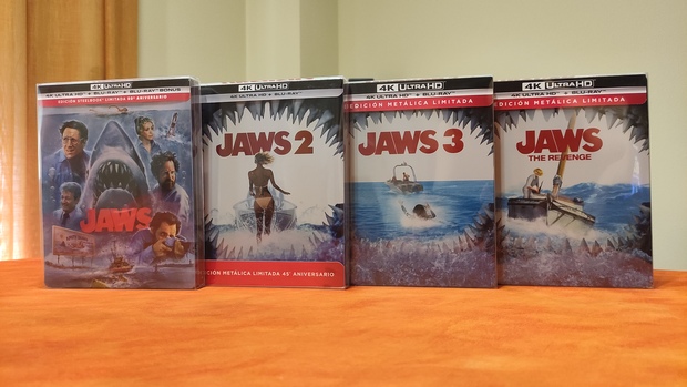 Colección Tiburón steelbook UHD 4K