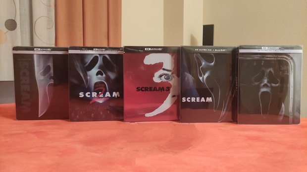 Colección Scream (steelbook UHD 4K)
