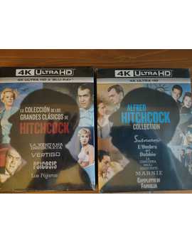 Hitchcock en 4k, español e italiano.