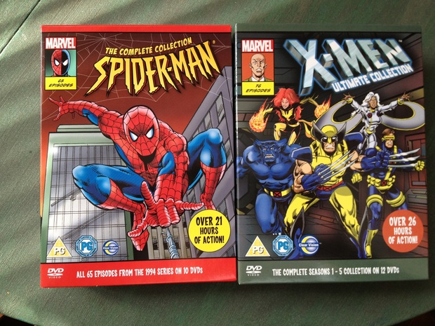 Series de superheroes en DVD
