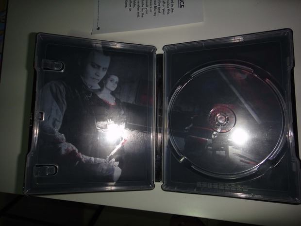 Mi Steelbook de Sweeney Todd UK - Interior