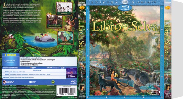 Slipcover El libro de la Selva Diseño 2