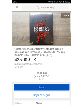 Cari!! Pillo la tarjeta de crédito para comprar un steelbook. Si, solo uno...