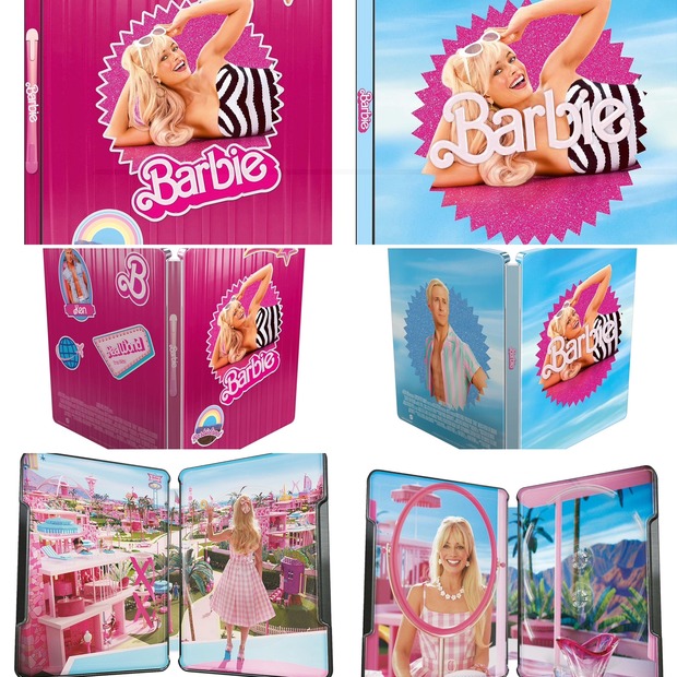 2 diseños Steelbooks Barbie en Italia