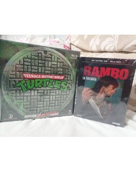 Packs Tortugas Ninja y Rambo. 