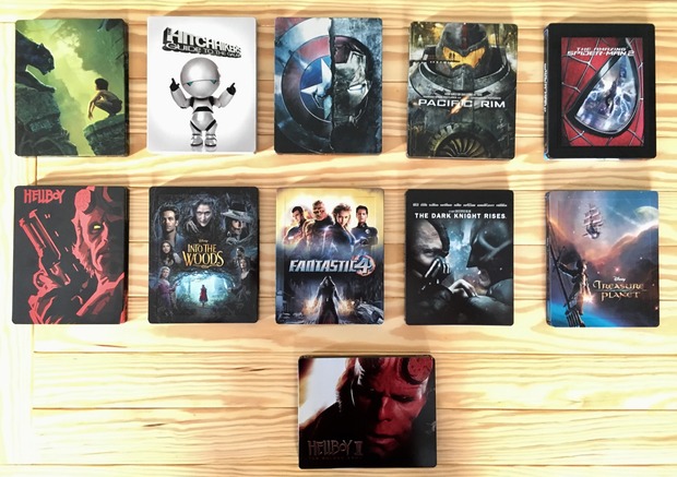 Pequeña colección de steelbooks